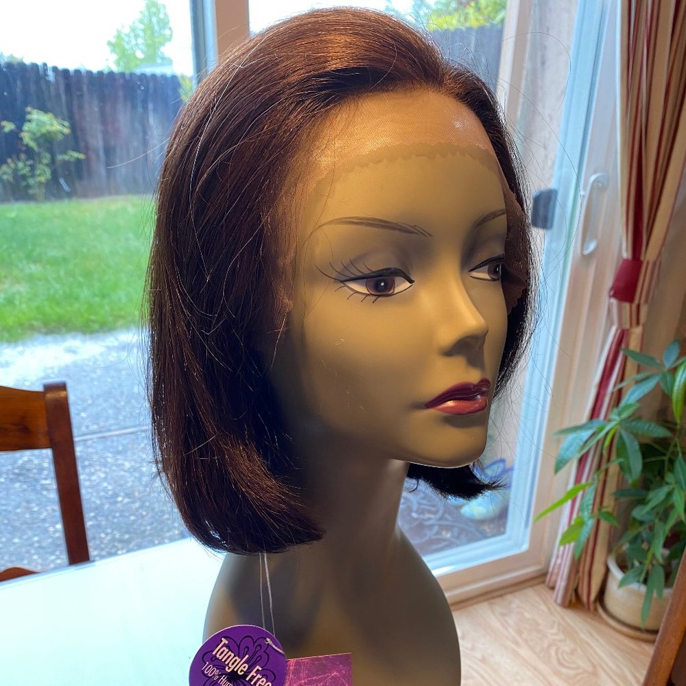 #1 Lace Front 100% Human Hair Wig - Picture 1 of 7